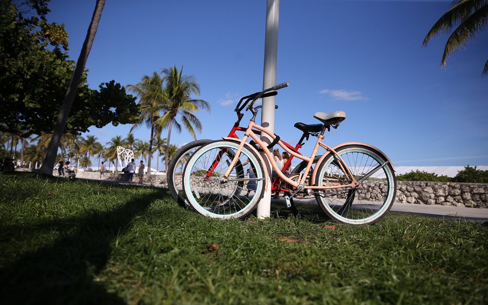 Lummus Park bikes on South Beach