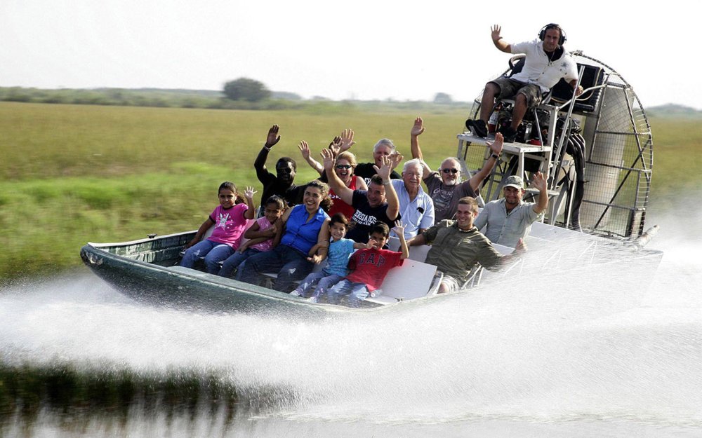 Airboat ride through the Everglades