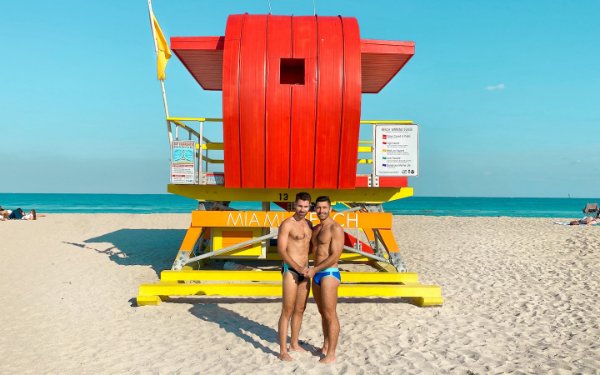 The Nomadic Boys, Stefan Arestis and Sebastien Chaneac, in Miami Beach