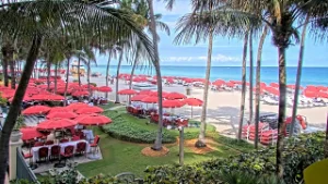 A live view of Acqualina Resort, Sunny Isles