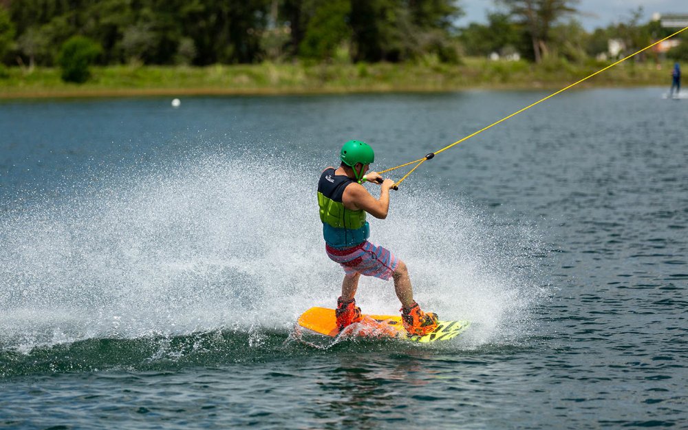 Wakeboarding at Amelia Earhart Park